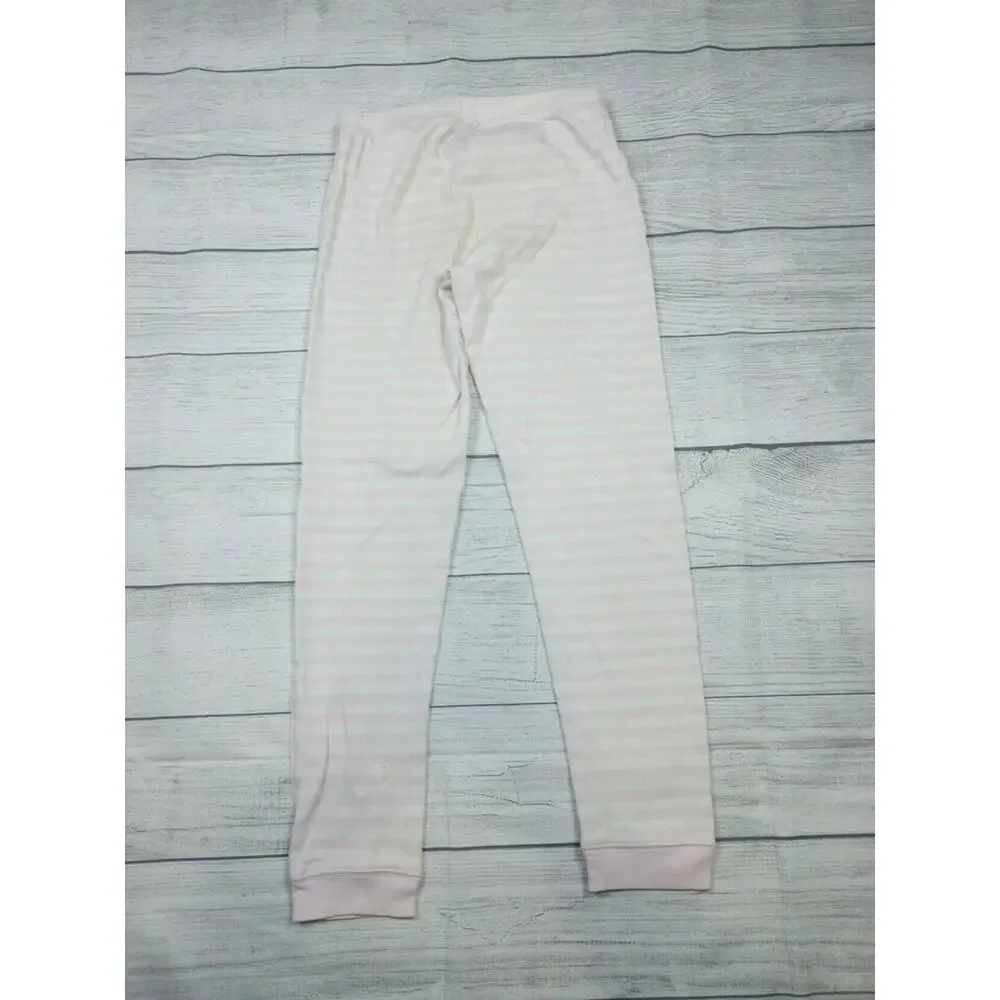 12 Primary Pink Stripe Pajamas